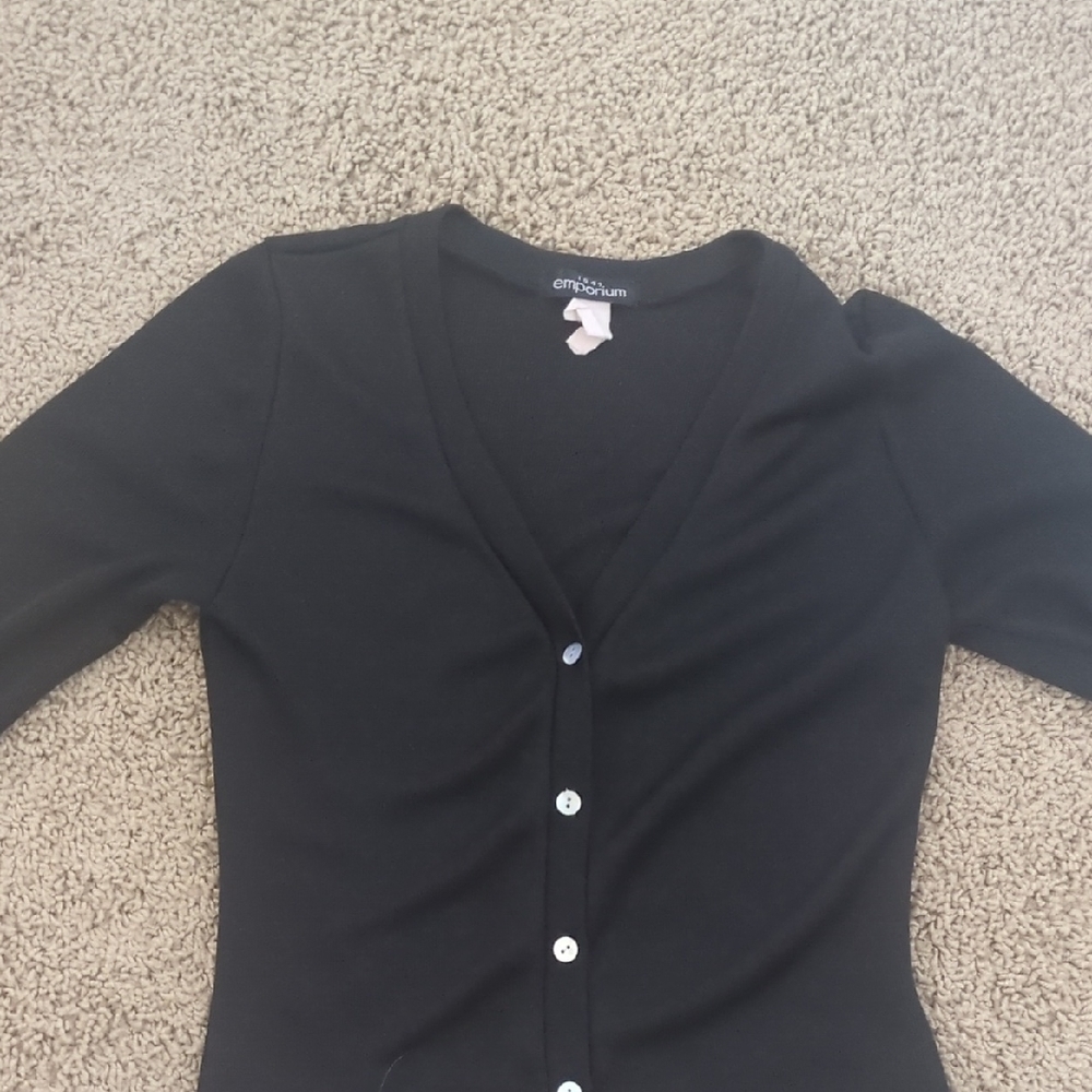 Emporium Black Cardigan